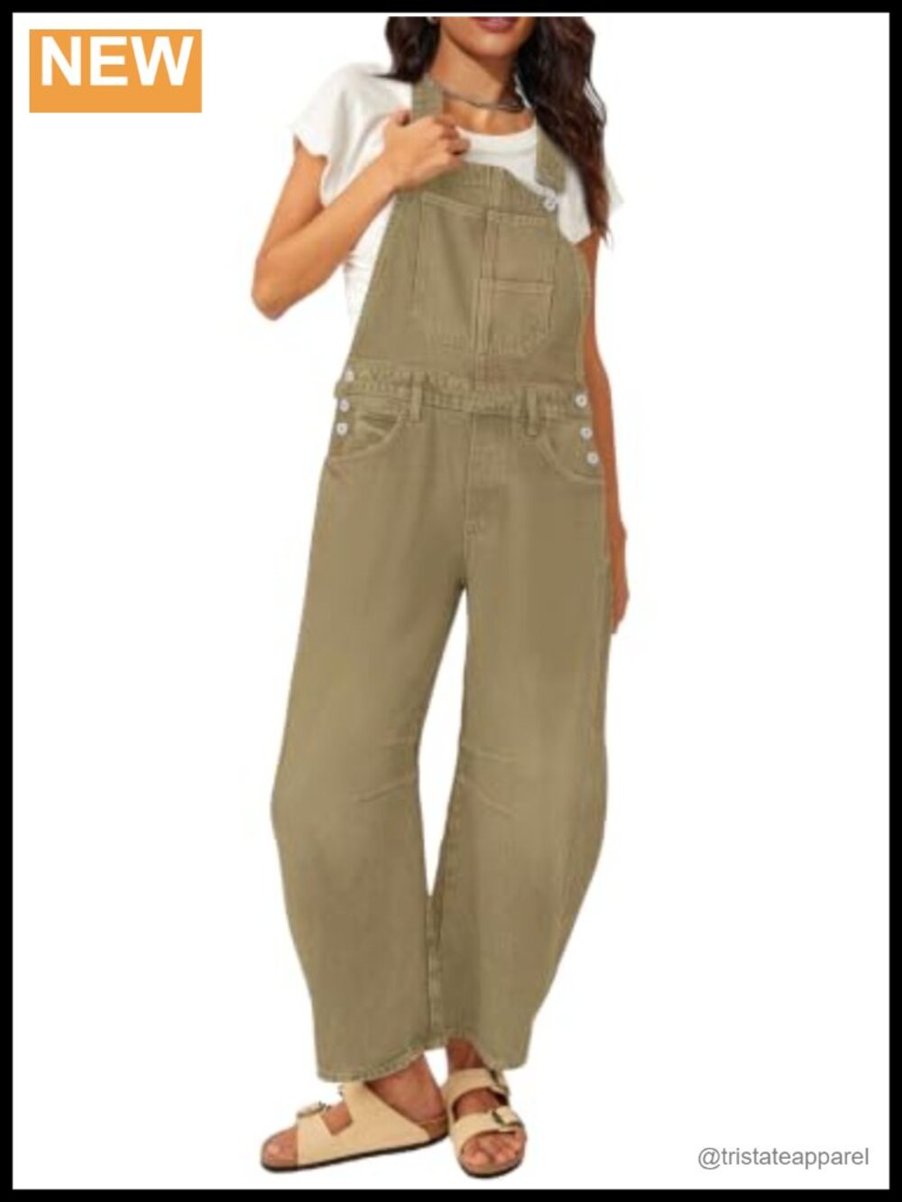Barrel Overalls Denim Jumpsuit Loose Casual Cotton Bib Romper
